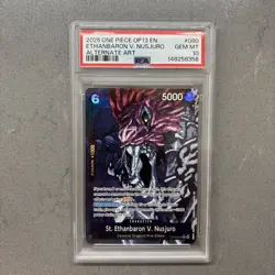 One Piece #OP13-080 St. Ethanbaron V. Nusjuro Rare Alternate Art PSA 10 - Image 1