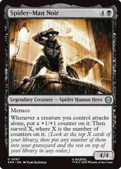 Presale- SPIDER-MAN NOIR x4 mtg NM-M Marvel's Spider-Man 4 Unc - Image 1