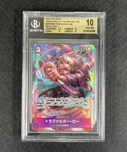 BGS 10 Trafalgar Law SR OP05-069 One Piece Japanese Pristine Alt Art - Image 1