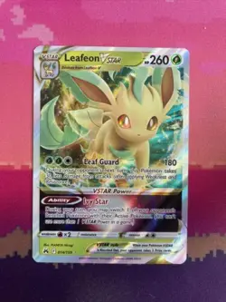 Pokemon Card Leafeon VSTAR 014/159 Ultra Rare Crown Zenith Near Mint - Image 1