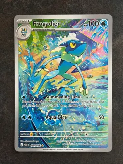 Pokemon TCG Chaos Rising Frogadier 089/086 Holo Illustration Rare - Image 1