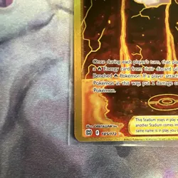 Pokemon TCG Magma Basin 185/172 Gold Secret Rare Near Mint Condition - Image 2