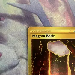 Pokemon TCG Magma Basin 185/172 Gold Secret Rare Near Mint Condition - Image 3