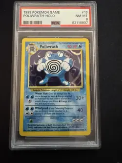 Poliwrath - Holo - PSA 8 - Base Set - 1999 - #13/102 - Pokemon - Vintage - Image 1