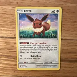 Pokemon Eevee 101/149 SM - Base Cosmo Holo - Image 1
