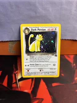 Dark Persian Black Star Promo #17 Holo Pokemon TCG 2000 WoTC - Image 1