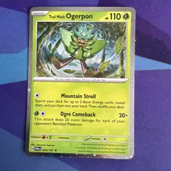 Pokemon Teal Mask Ogerpon Promo X3 Cards - Image 4