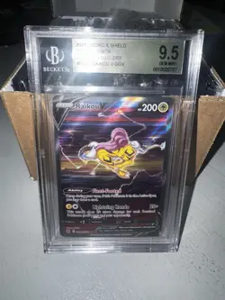 Raikou V GG41 Crown Zenith Galarian Gallery Beckett BGS 9.5 Pokemon - Image 1