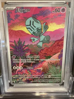 2025 POKEMON BLK EN-BLACK 120/086 ILLUSTRATION RARE #120 ELGYEM PSA 9 - Image 2
