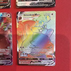 Pokemon TCG Greedent V & VMAX 4-Card Lot, Shining Fates/Evolving Skies, EN - Image 3