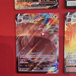 Pokemon TCG Greedent V & VMAX 4-Card Lot, Shining Fates/Evolving Skies, EN - Image 4
