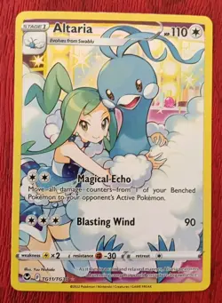 Pokemon TCG Altaria Swsh12: Silver Tempest Trainer Gallery Tg11/Tg30 Holo Ultra - Image 1