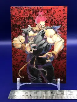 Gouki Super Street Fighter 2 70 All Capcom World Card 1997 Carddass Japanese - Image 2