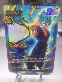 Vegito FB10-025 Leader Alternative Art Cross Force Super Dragon Ball Card Game - Image 1