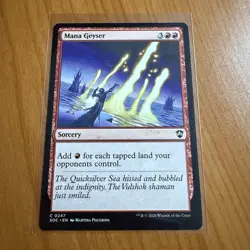 Mana Geyser - N/M - Secrets Of Strixhaven Magic The Gathering MTG - Image 1