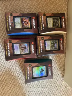 Magic The Gathering Strixhaven Commander Deck Set of 5 2021 School of Mages - Image 1