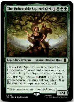 The Unbeatable Squirrel Girl 193 Rare Marvel Super Heroes Near Mint - Image 1