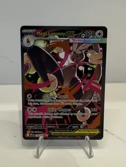 Mega Lopunny EX 128/094 Me02: Phantasmal Flames Holo Pokemon Card NM EN - Image 4