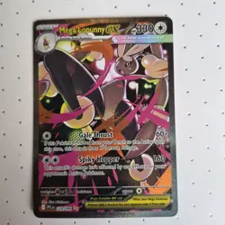 Mega Lopunny EX 128/094 Me02: Phantasmal Flames Holo Pokemon Card Near Mint - Image 1