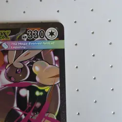 Mega Lopunny EX 128/094 Me02: Phantasmal Flames Holo Pokemon Card Near Mint - Image 5