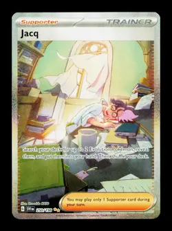 Jacq Holo Special Illustration Rare SV01: Scarlet & Violet Base Set 250/198 NM - Image 1