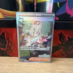 Pokemon Jacq 250/198 Scarlet & Violet special Illustration Rare Full Art Card - Image 1