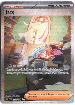Jacq 250/198 Special Illustration Rare Scarlet & Violet Pokemon NM - Image 1