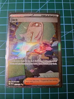 Jacq 250/198 Special Illustration Rare Scarlet Violet Pokemon Card SIR NM - Image 1