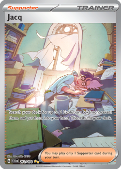 Jacq 250/198 Special Illustration Rare Scarlet & Violet Pokemon Near Mint - Image 1