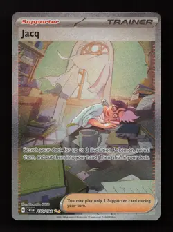 Jacq 250/198 Special Illustration Rare Scarlet & Violet Pokemon Near Mint - Image 1