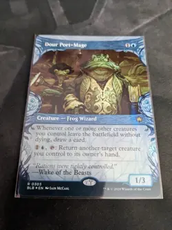 Dour Port-Mage (Showcase) Bloomburrow Foil - Image 1