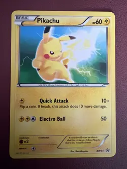 Pokemon TCG - Pikachu BW54 - Black Star Promo Card - Image 1