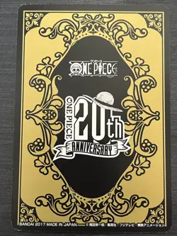 One Piece Carddass 20th Anniversary No.5 Rare Card BANDAI - Image 2