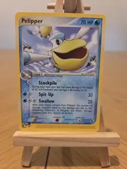 Pelipper 19/109 | EX Ruby & Sapphire | Non Holo Pokemon Card LP - Image 1