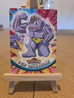 Machoke #67 | Topps TV Animation Series | Non Holo Pokemon Card HP - Image 1