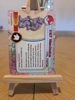 Machoke #67 | Topps TV Animation Series | Non Holo Pokemon Card HP - Image 2