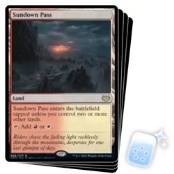 SUNDOWN PASS X4 Innistrad: Crimson Vow VOW Magic MTG MINT CARD - Image 1