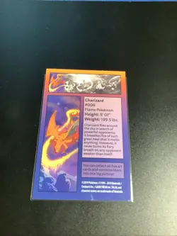 2019 Pokemon Kanto Power Mini Tins Promo Full Art Card #006 Charizard - Image 2