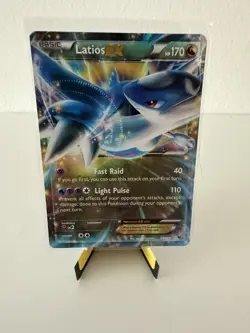 Latios EX Ultra Rare Holo 58/108 Roaring Skies 170 HP Pokemon Card - Image 1