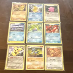 Pokemon TCG 9 Card Lot - Bayleaf, Psyduck, Ditto, Barboach, Oddish - Image 1