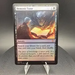 FOIL - Demonic Tutor - Custom Magic: The Gathering Card - High-Quality - Image 2