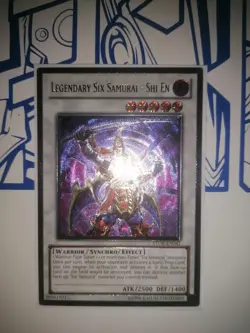 Yu-Gi-Oh Legendary Six Samurai - Shi en STOR-EN041 Ultimate Rare Euro Print Lp - Image 1