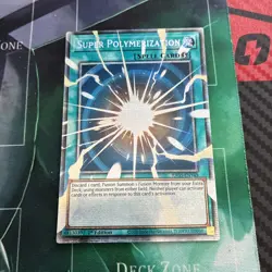 Yugioh RA05-EN149 Super Polymerization Overframe Extended Art Starlight Rare NM - Image 1
