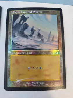 MTG - Snow-Covered Wastes FOIL Retro Frame - Modern Horizons 3 - Image 1
