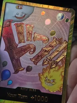 One Piece TCG, PRB-01 Big Mom Gold Don!! card, English NM - Image 3