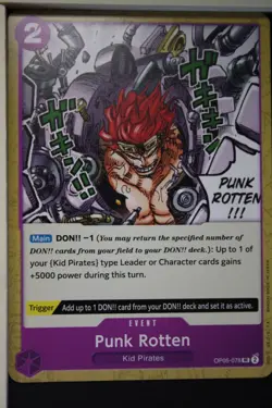 One Piece Card Game: "Punk Rotten" OP05-078 UC - Image 1