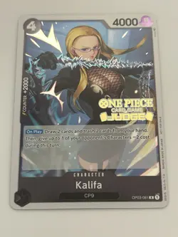 Kalifa (Judge Pack Vol. 2) OP03-081 One Piece Promotion Cards Foil - Image 1