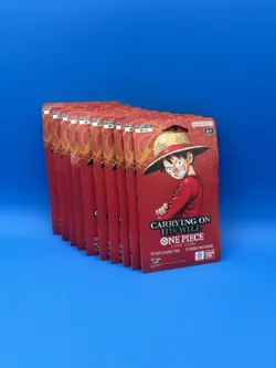 One Piece Tcg Op13 Booster Pack Lot Of 10 - Image 1