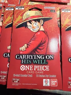 OP-13 One Piece TCG - Sleeved Booster Pack Lot of 10 English - Image 2