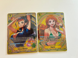 One Piece Nico Robin EB03-055 & Nami EB03-053 Alt Art Custom - Image 1